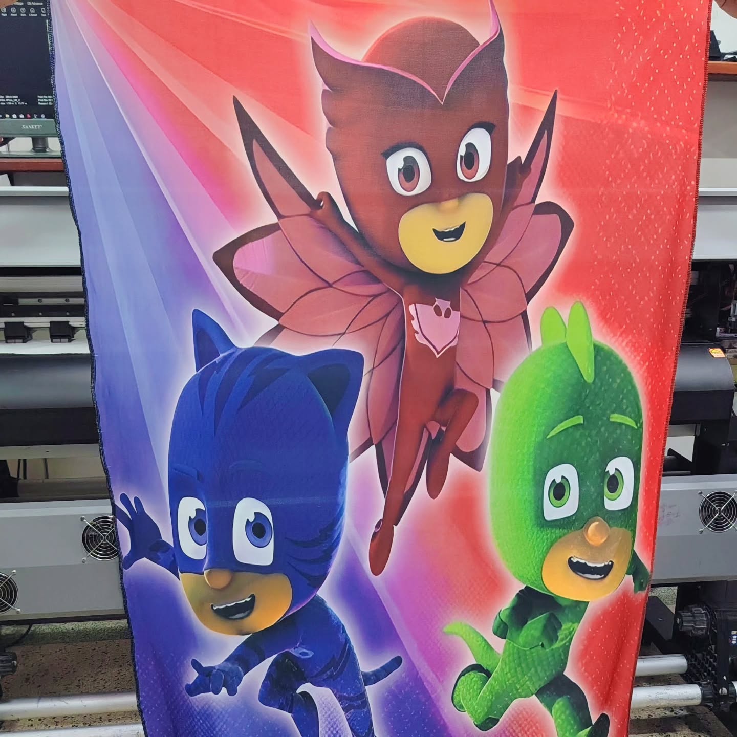 Telón personalizado para evento realizado en Caracas