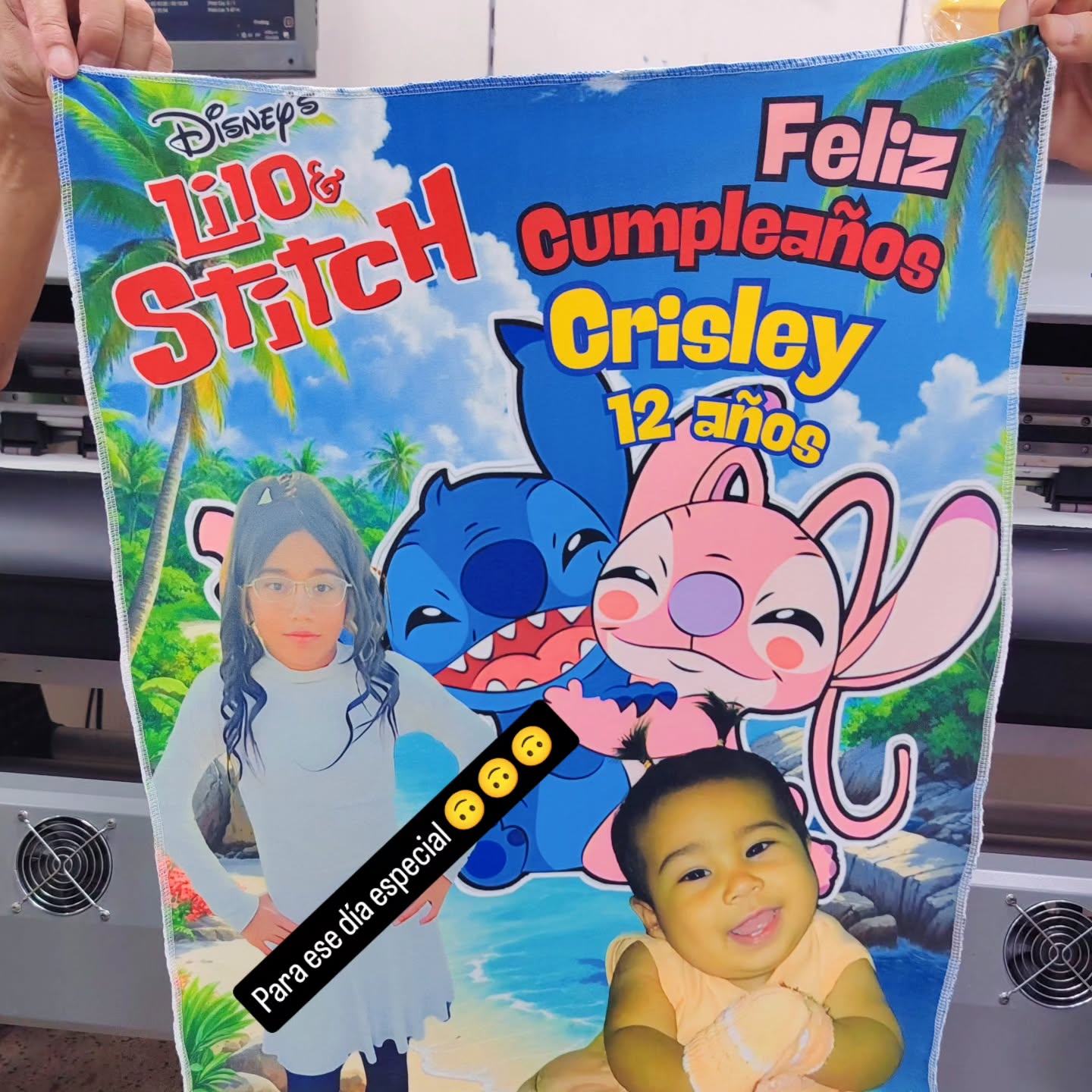 Telón personalizado para evento realizado en Caracas