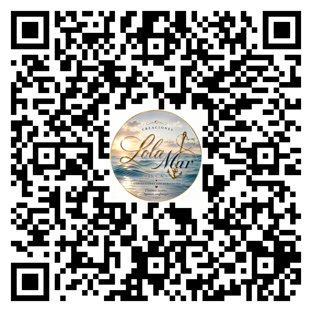 Código QR para contactar a Creaciones Lolamar 13 por WhatsApp